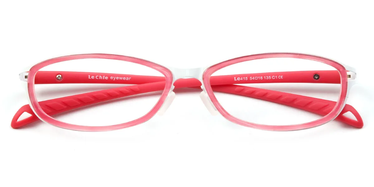 Pink Oval Classic  Eyeglasses | WhereLight
