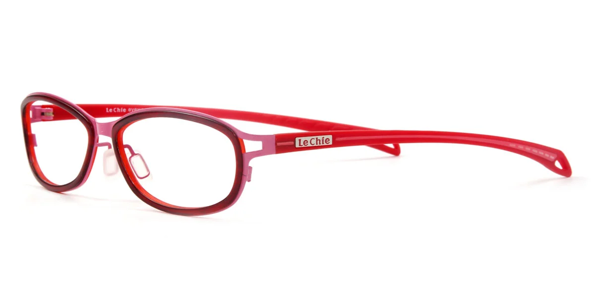 Red Oval Classic  Eyeglasses | WhereLight