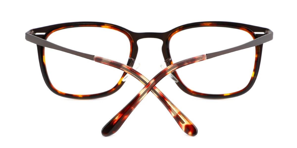 Tortoiseshell Oval Simple Classic Custom Engraving Eyeglasses | WhereLight