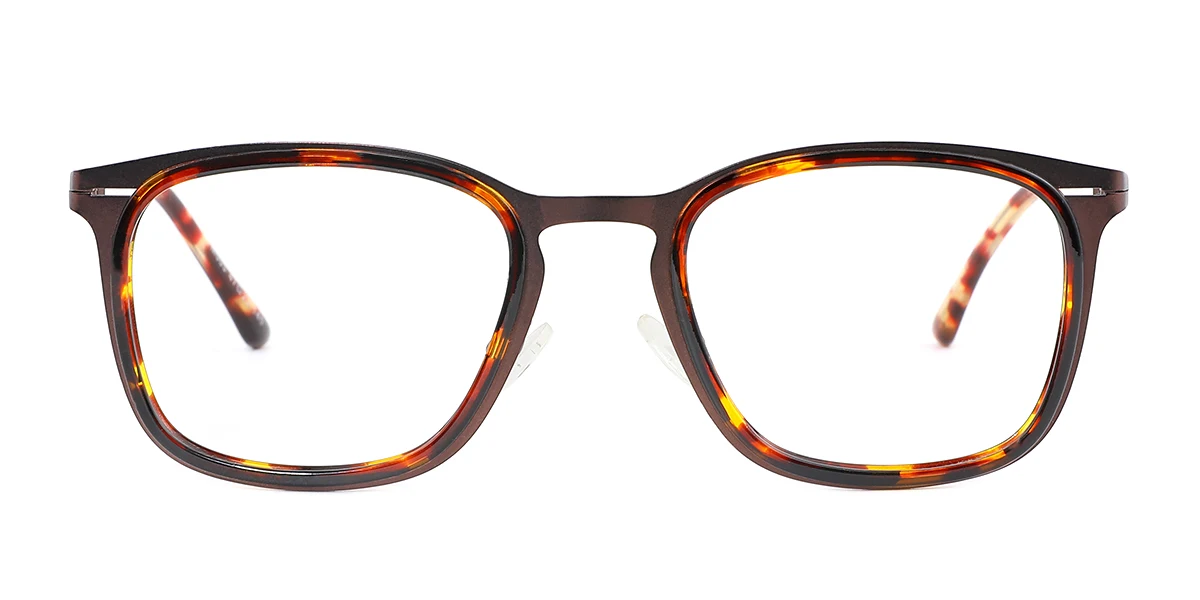Tortoiseshell Oval Simple Classic Custom Engraving Eyeglasses | WhereLight