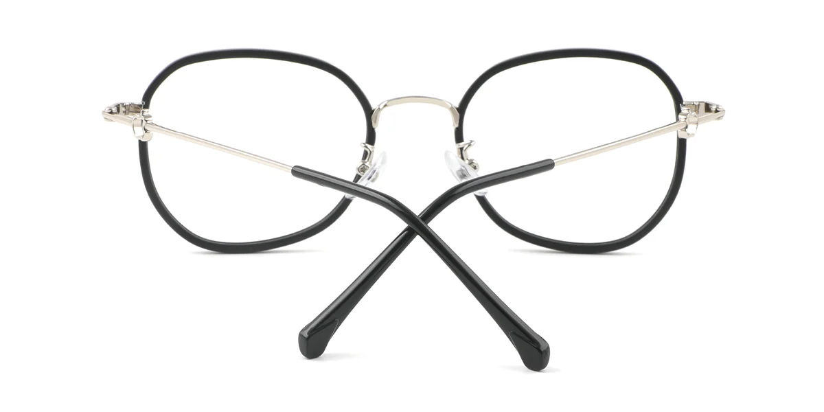 Silver Oval Unique Gorgeous  Eyeglasses | WhereLight