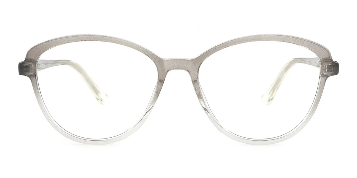 Grey Oval Unique Gorgeous  Eyeglasses | WhereLight