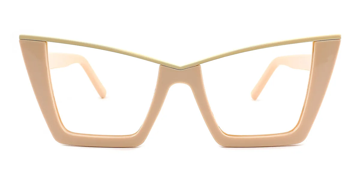 Yellow Cateye Gorgeous Business  Eyeglasses | WhereLight