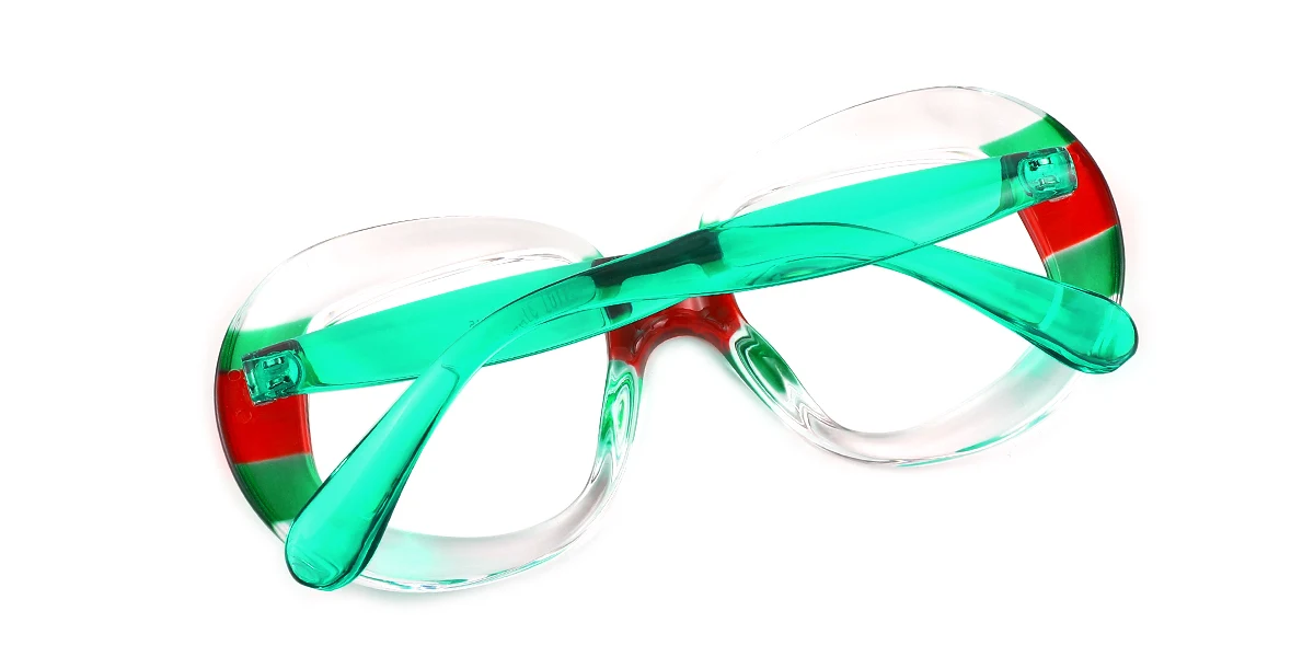 Clear Oval Retro Custom Engraving Eyeglasses | WhereLight