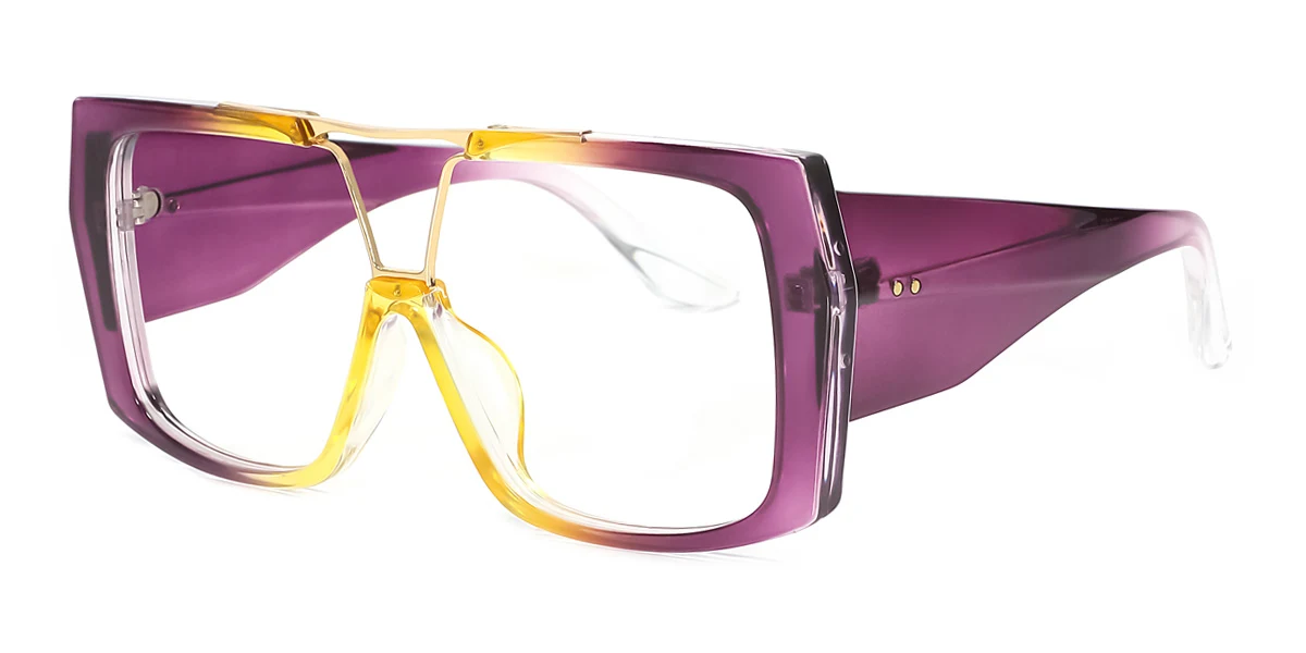 Purple Irregular Gorgeous  Eyeglasses | WhereLight