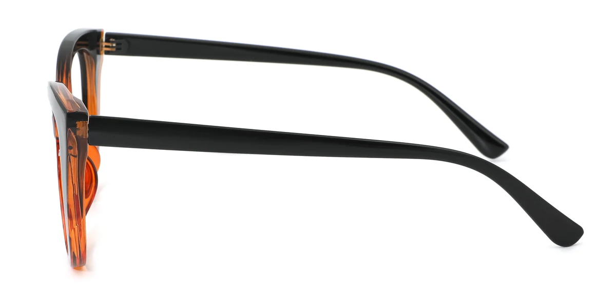Tortoiseshell Cateye Simple Classic Retro Unique Gorgeous Custom Engraving Eyeglasses | WhereLight