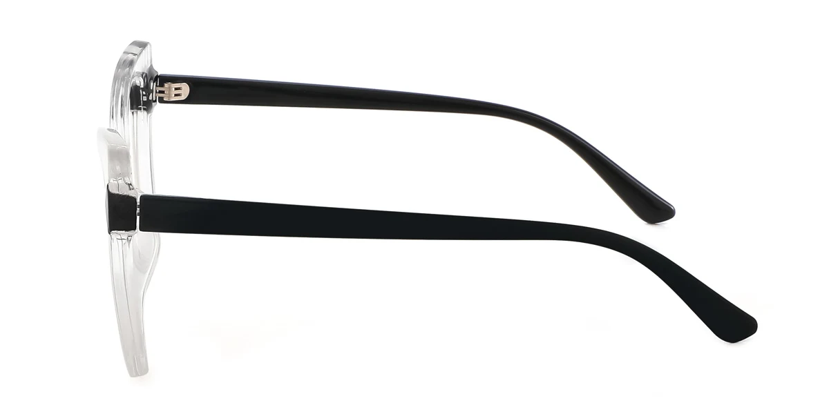Clear Cateye Retro Unique Gorgeous Custom Engraving Eyeglasses | WhereLight