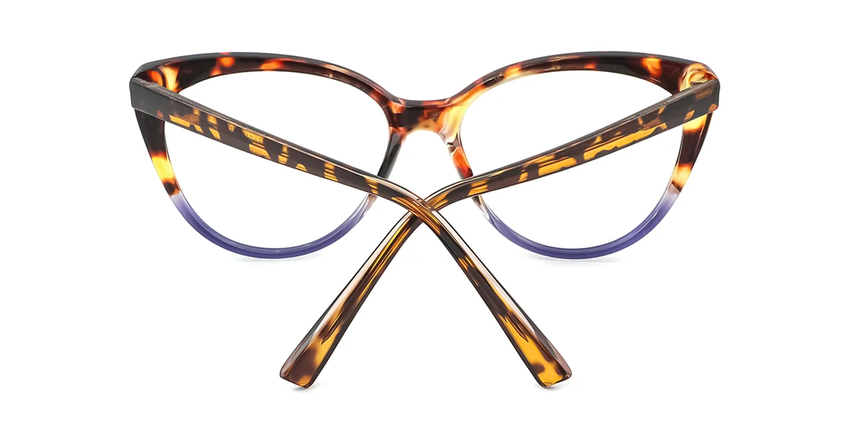 Other Cateye Oval Simple Retro Unique Spring Hinges Custom Engraving Eyeglasses | WhereLight