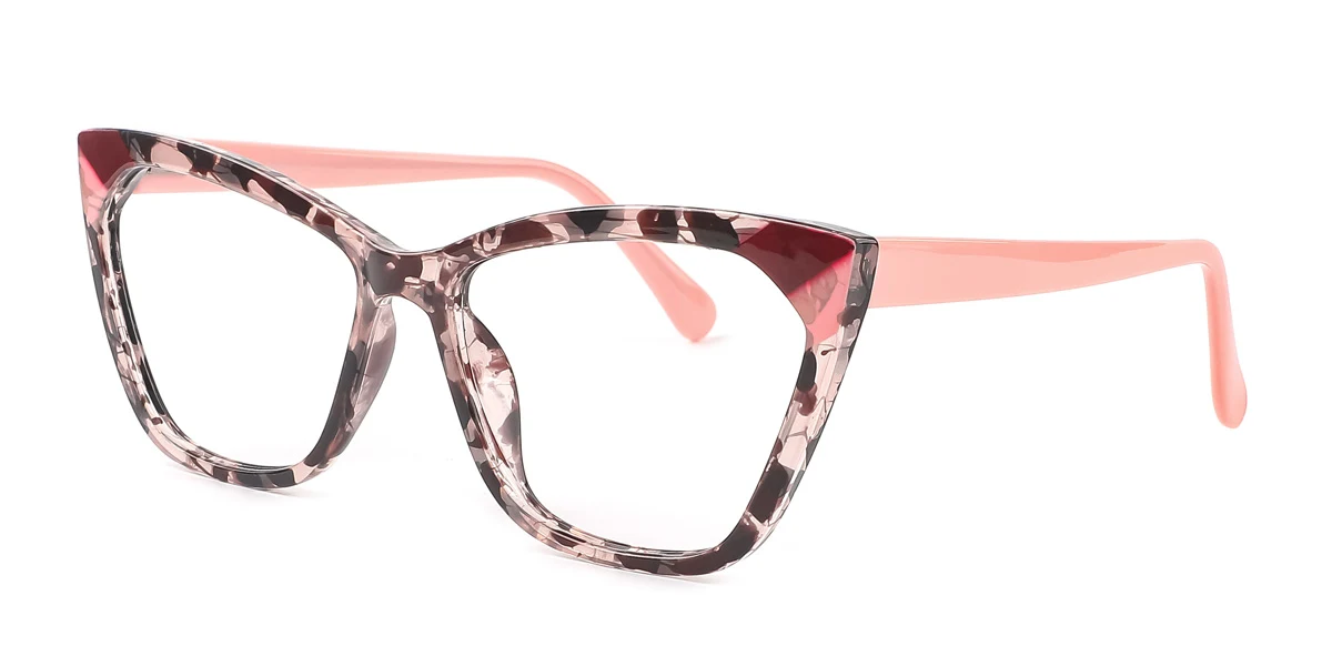 Tortoiseshell Cateye Gorgeous Spring Hinges Custom Engraving Eyeglasses | WhereLight