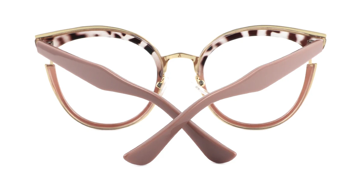 Brown Round Oval Unique Custom Engraving Eyeglasses | WhereLight
