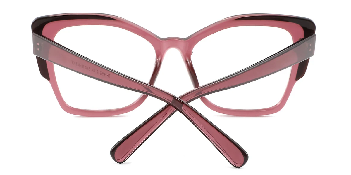 Red Cateye Unique  Eyeglasses | WhereLight