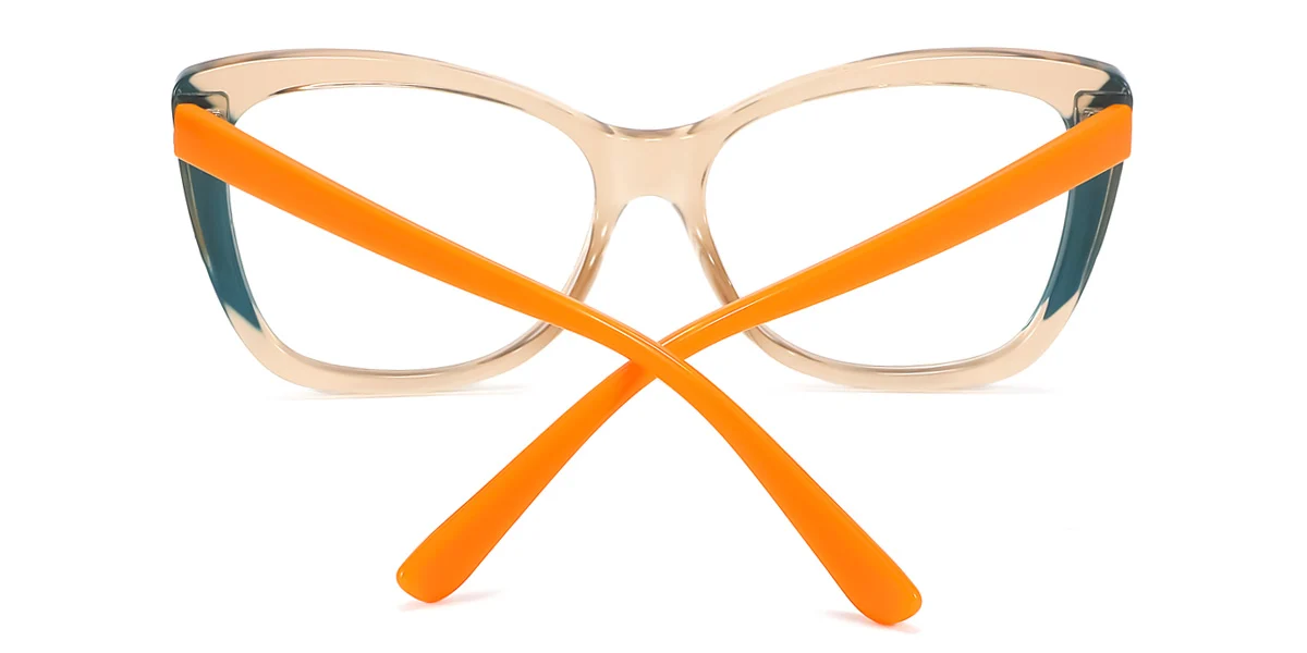 Brown Cateye Unique  Eyeglasses | WhereLight