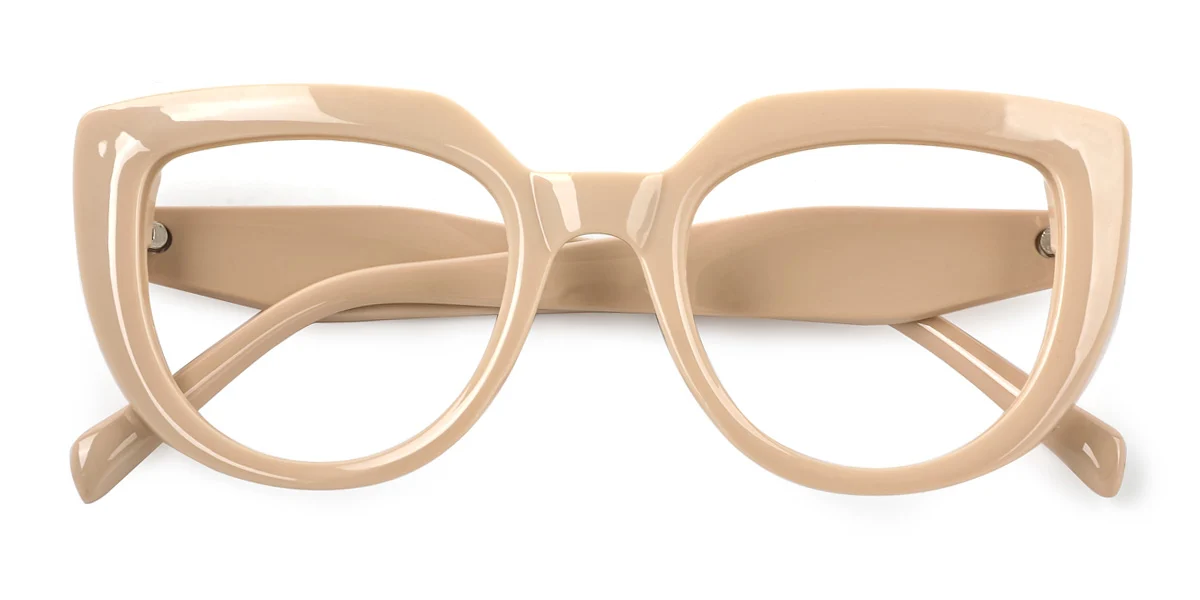 Brown Cateye Gorgeous Custom Engraving Eyeglasses | WhereLight