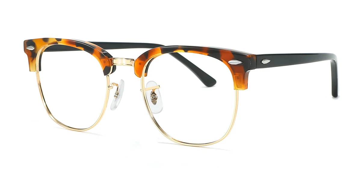 Tortoiseshell Rectangle Gorgeous  Eyeglasses | WhereLight