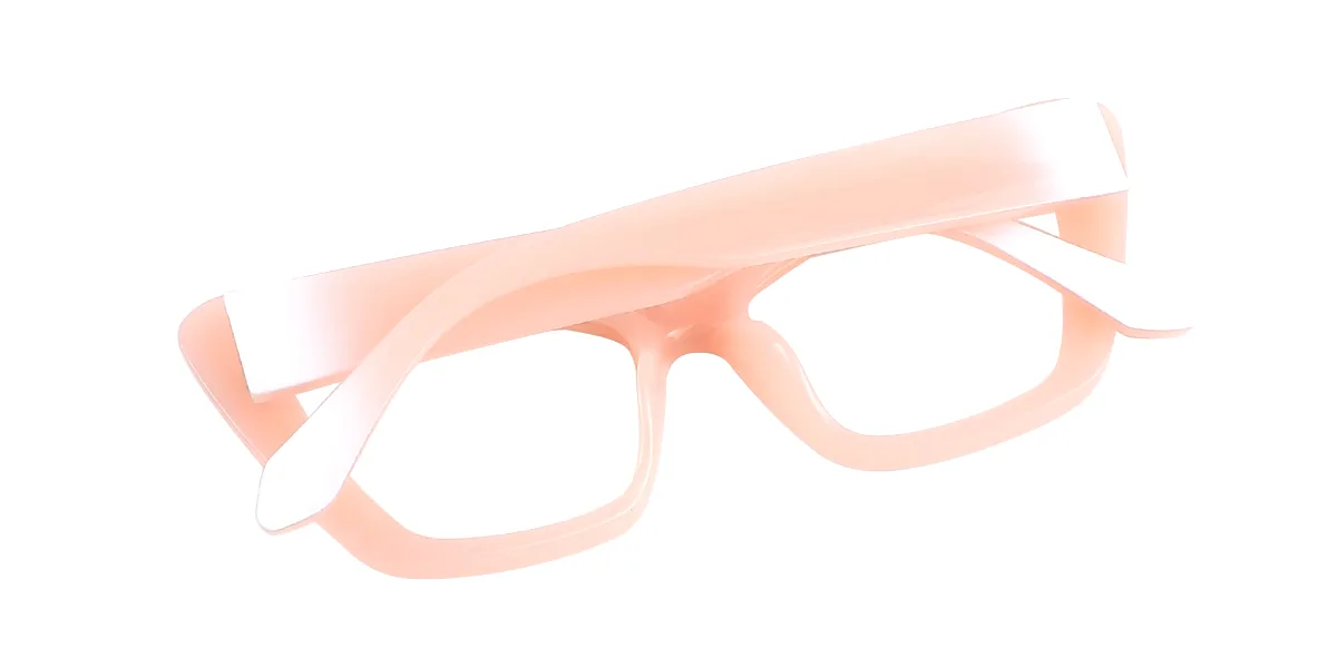 Pink Cateye Simple Custom Engraving Eyeglasses | WhereLight