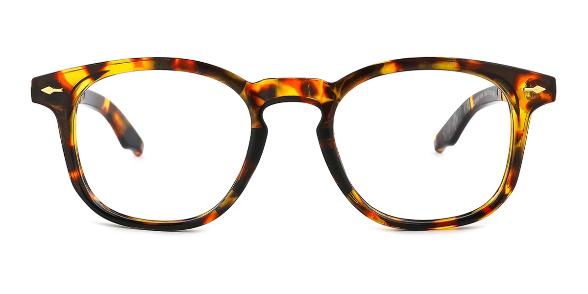 Tortoiseshell Oval Unique  Eyeglasses | WhereLight