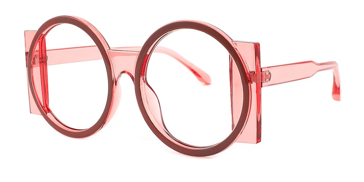 Pink Round Gorgeous  Eyeglasses | WhereLight