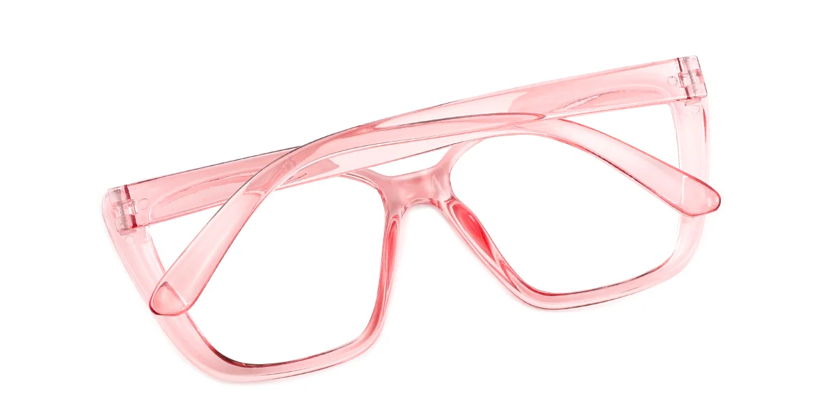 Pink Cateye Simple Custom Engraving Eyeglasses | WhereLight