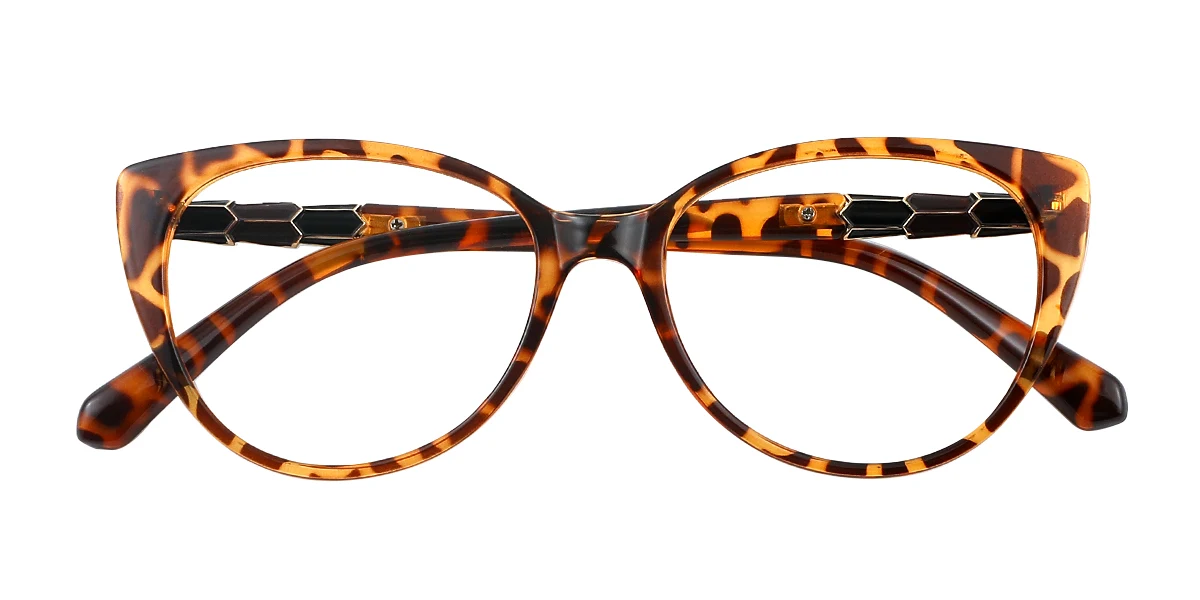 Tortoiseshell Cateye Classic Retro Custom Engraving Eyeglasses | WhereLight