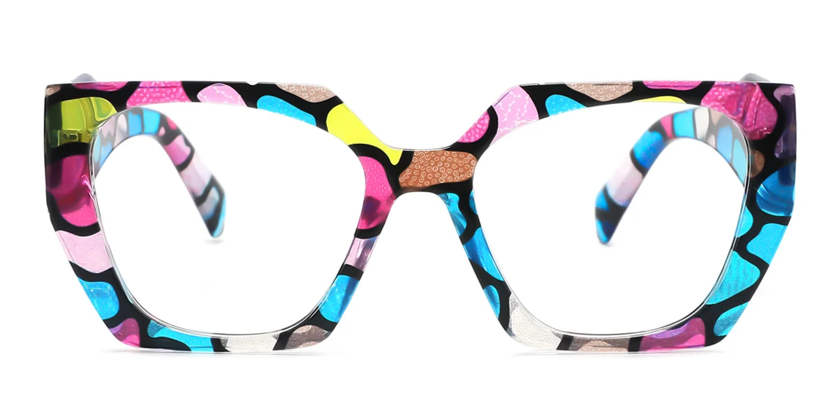 Floral Cateye Unique Custom Engraving Eyeglasses | WhereLight