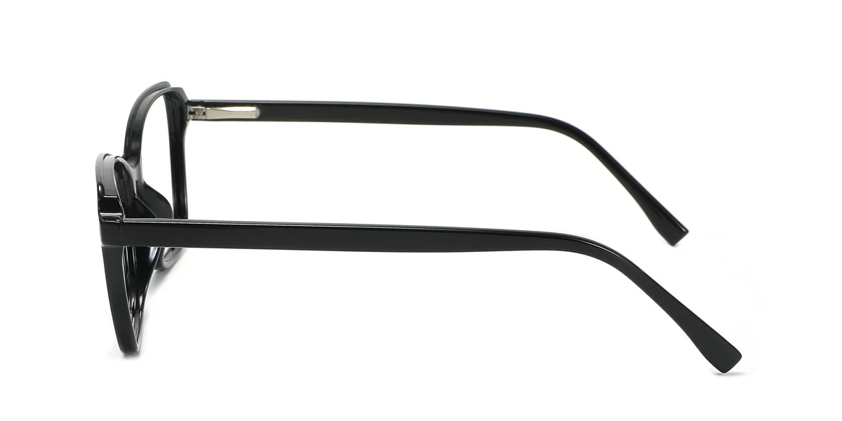 White Cateye Simple Classic Spring Hinges Eyeglasses | WhereLight