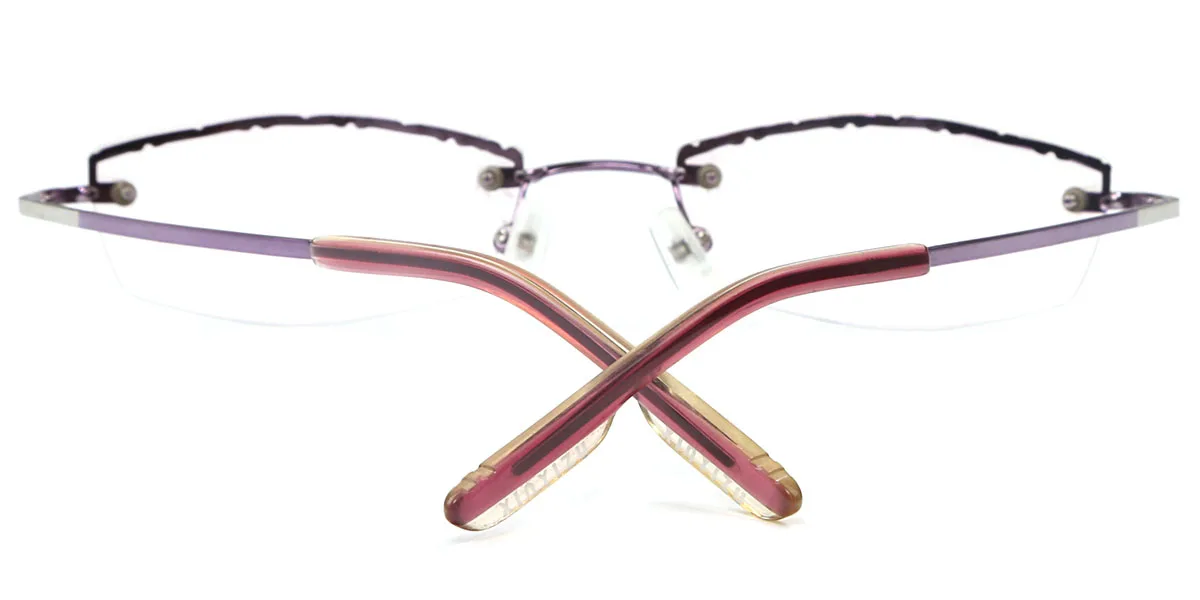 Purple Irregular Simple  Eyeglasses | WhereLight
