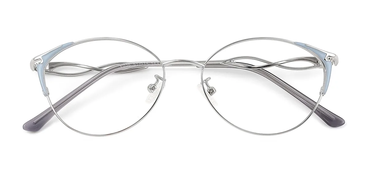 Blue Cateye Unique Gorgeous  Eyeglasses | WhereLight