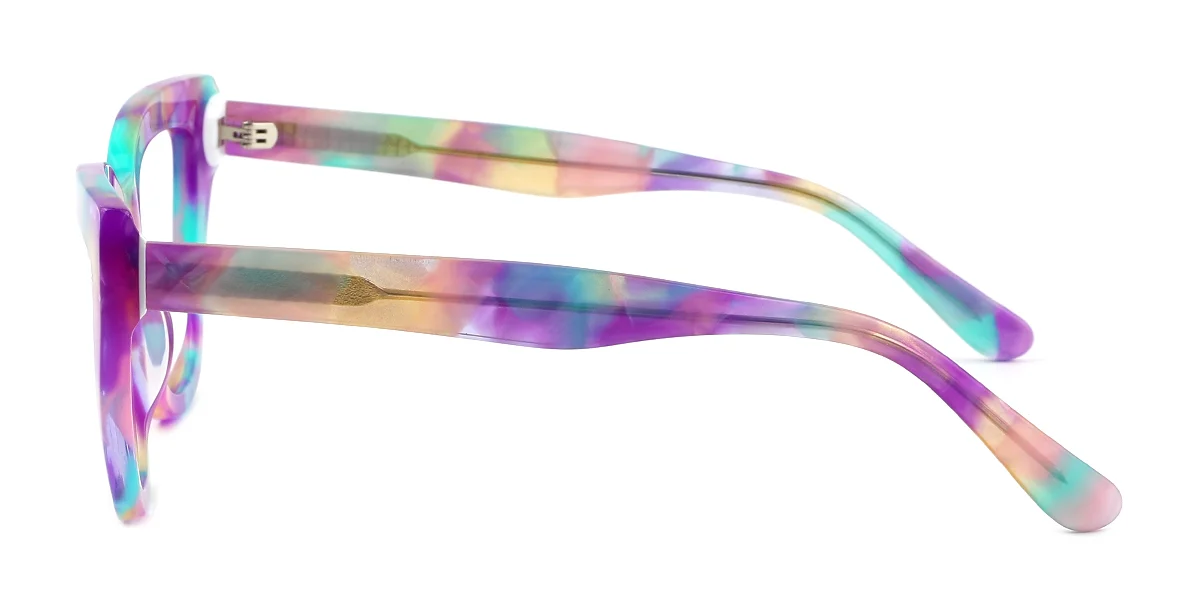 Multicolor Cateye Classic Retro  Eyeglasses | WhereLight
