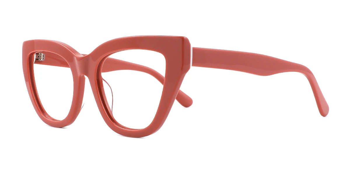 Pink Cateye Classic Retro  Eyeglasses | WhereLight