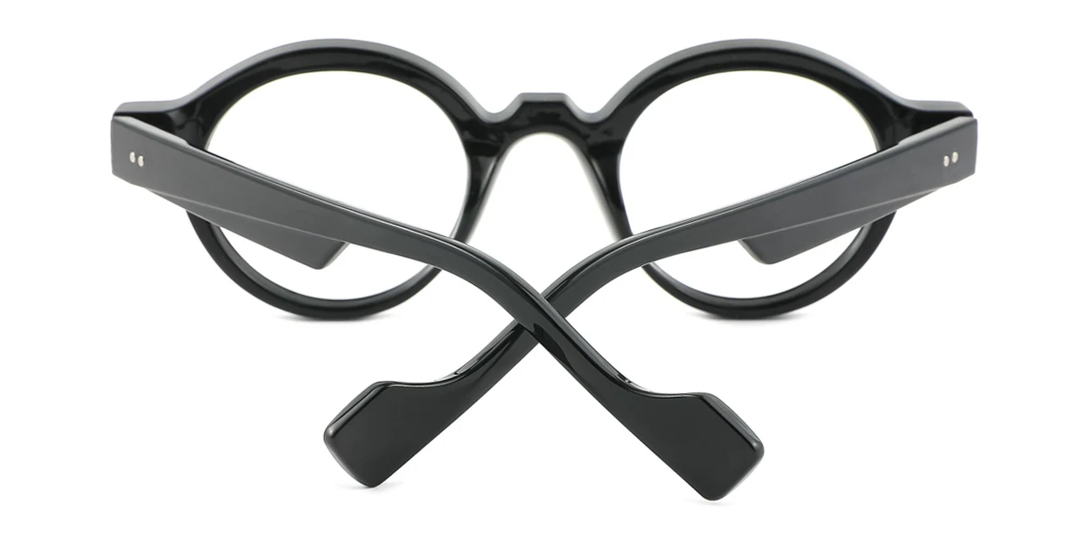 Black Round Unique Gorgeous  Eyeglasses | WhereLight