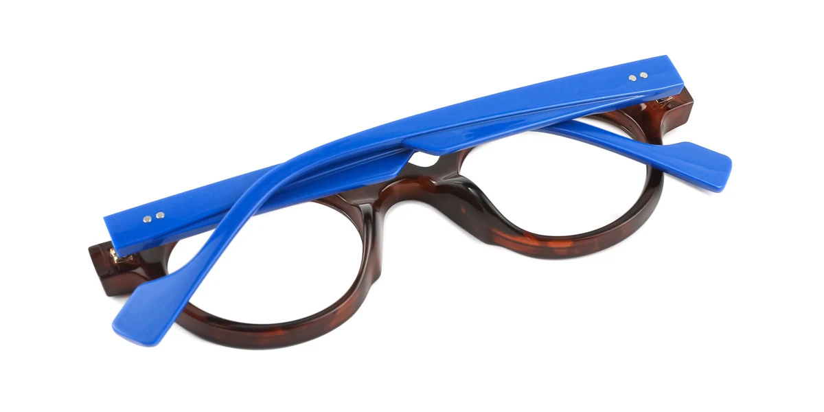 Blue Round Unique Gorgeous  Eyeglasses | WhereLight