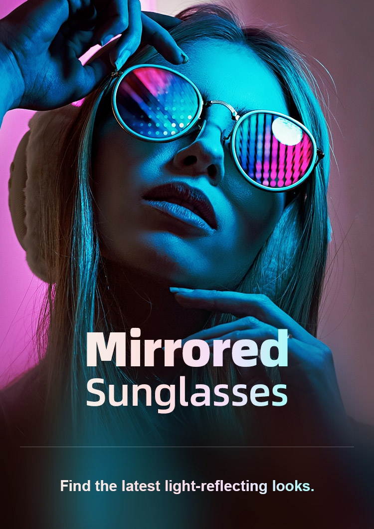 Mirrored Sunglasses - Mirror Lens Glasses