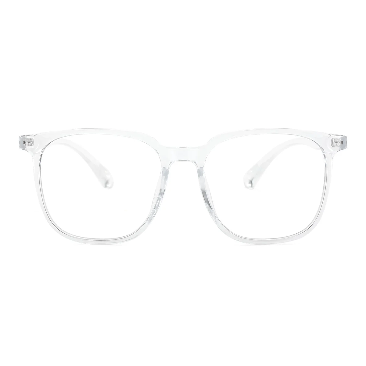 Clear Rectangle Daily Super Light Eyeglasses | WhereLight