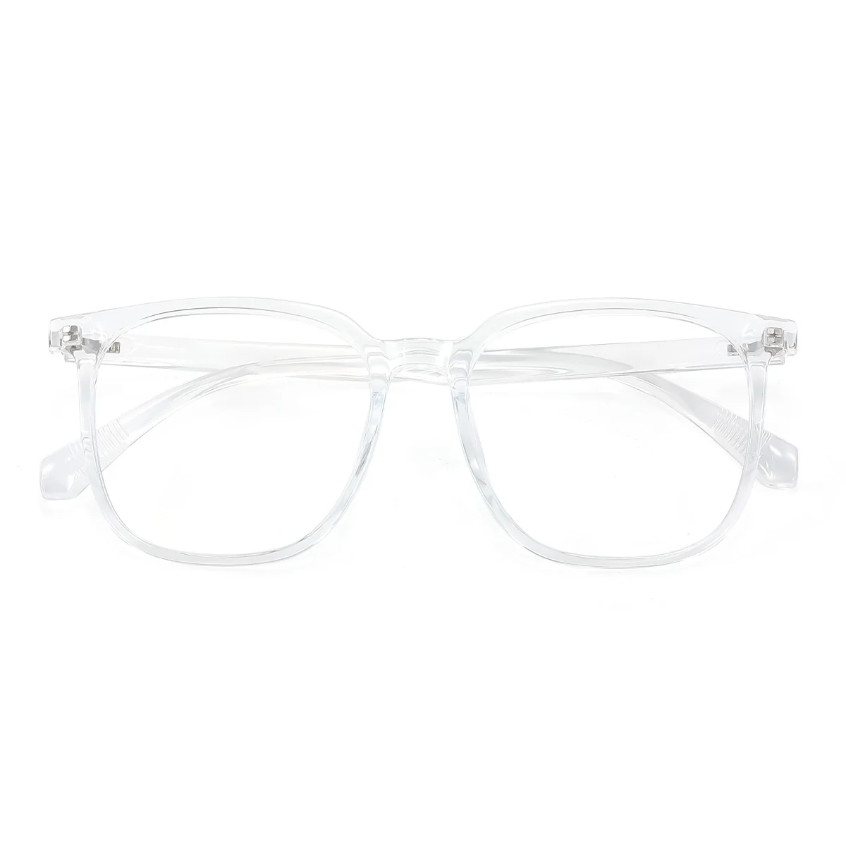 Clear Rectangle Daily Eyeglasses | WhereLight