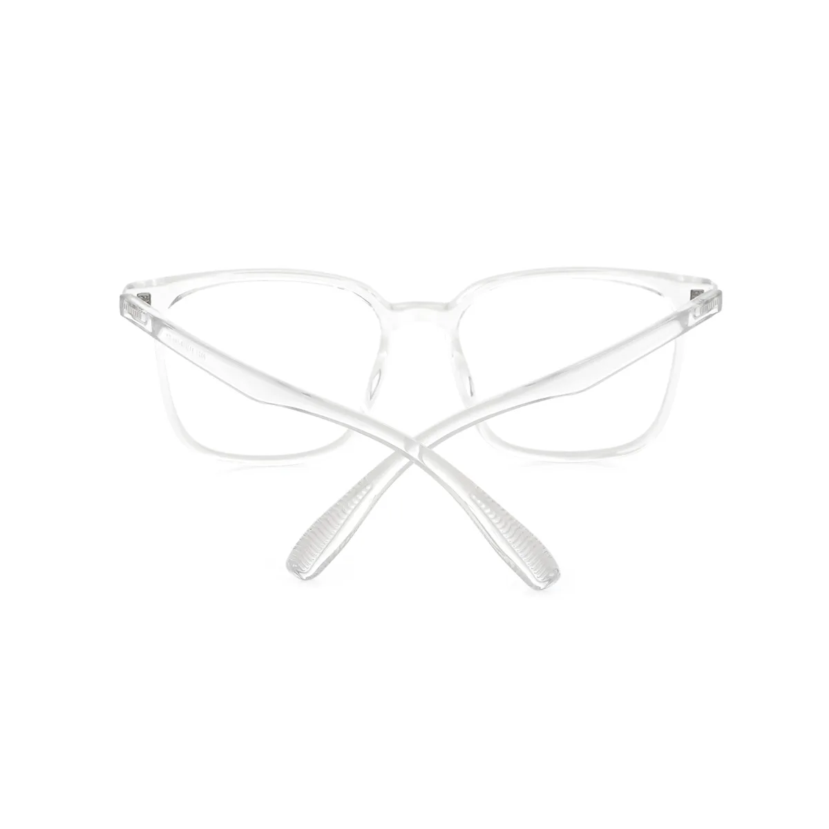 Clear Rectangle Daily Super Light Eyeglasses | WhereLight