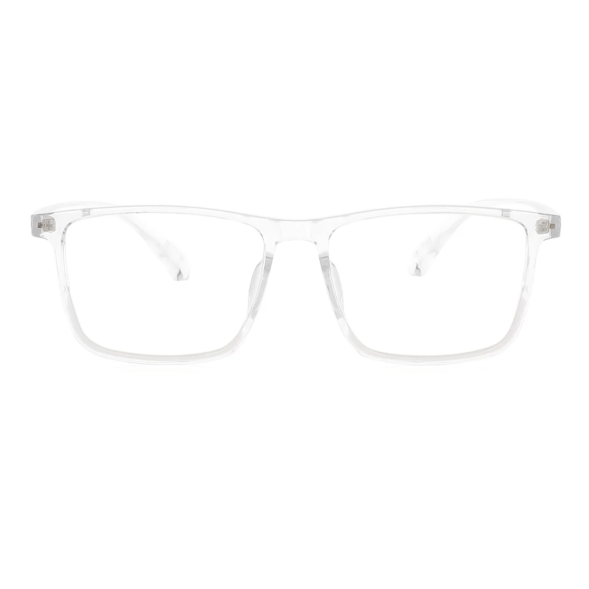 Clear Rectangle Gorgeous Daily Super Light Eyeglasses | WhereLight