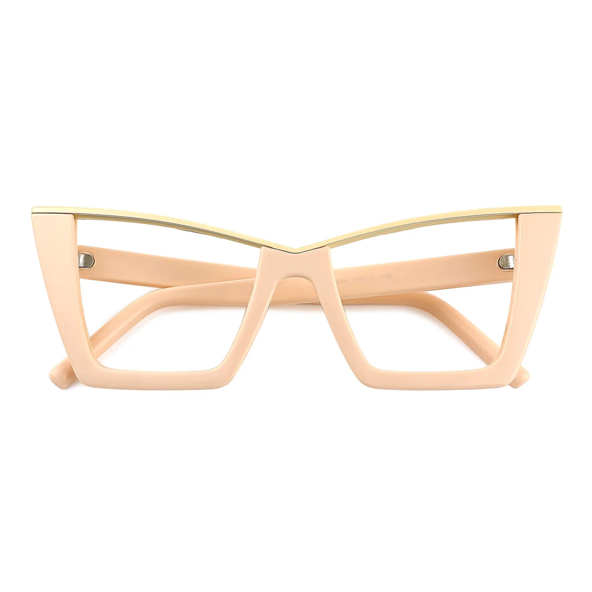 Yellow Spectacles Yellow Cat-eye Gorgeous Business Balance Eyeglasses | WhereLight