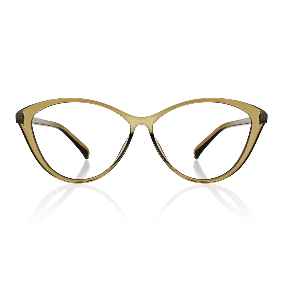 Yellow Spectacles Yellow Cat-eye Retro Balance Super Light Eyeglasses | WhereLight