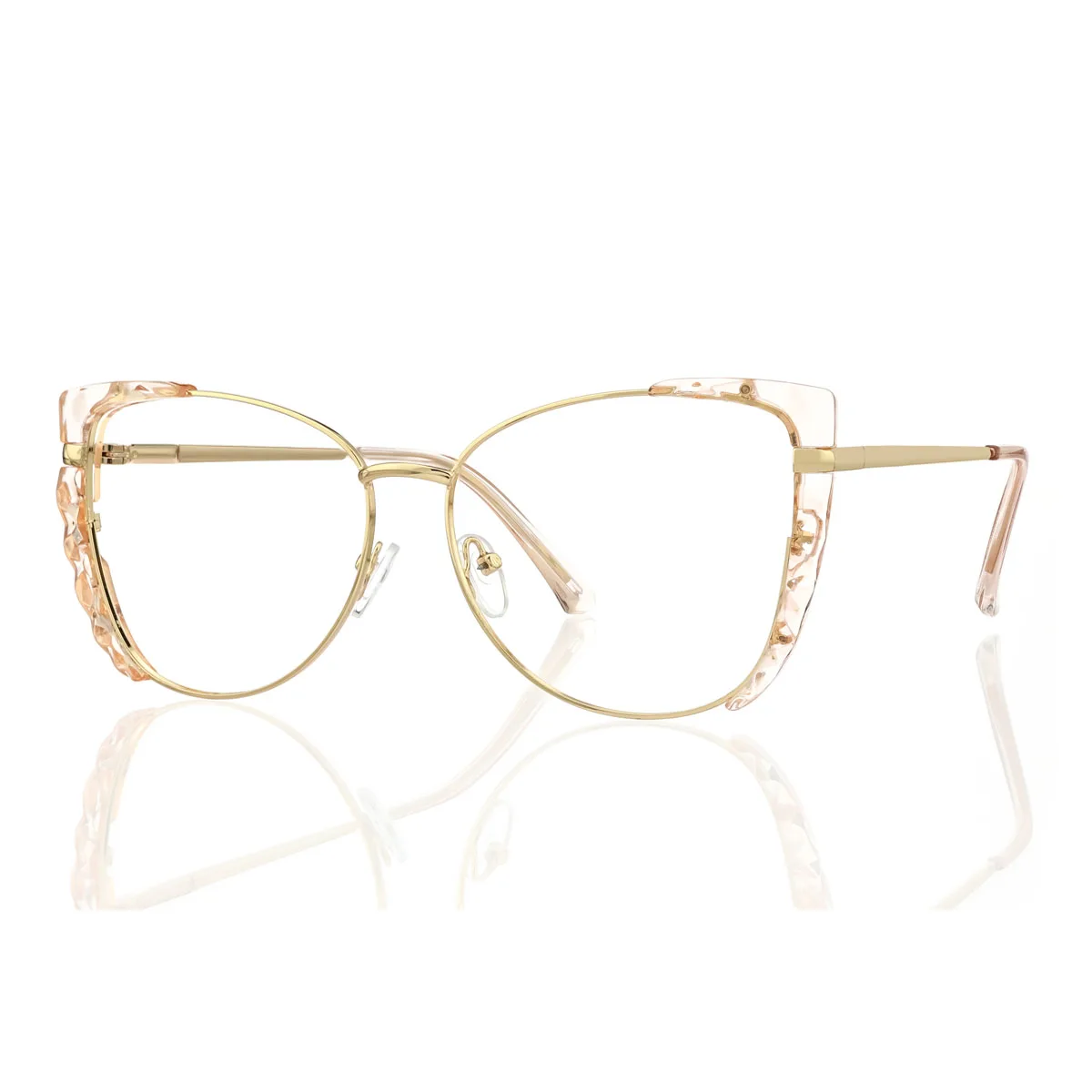 Yellow Spectacles Yellow Cat-eye Gorgeous Balance Eyeglasses | WhereLight